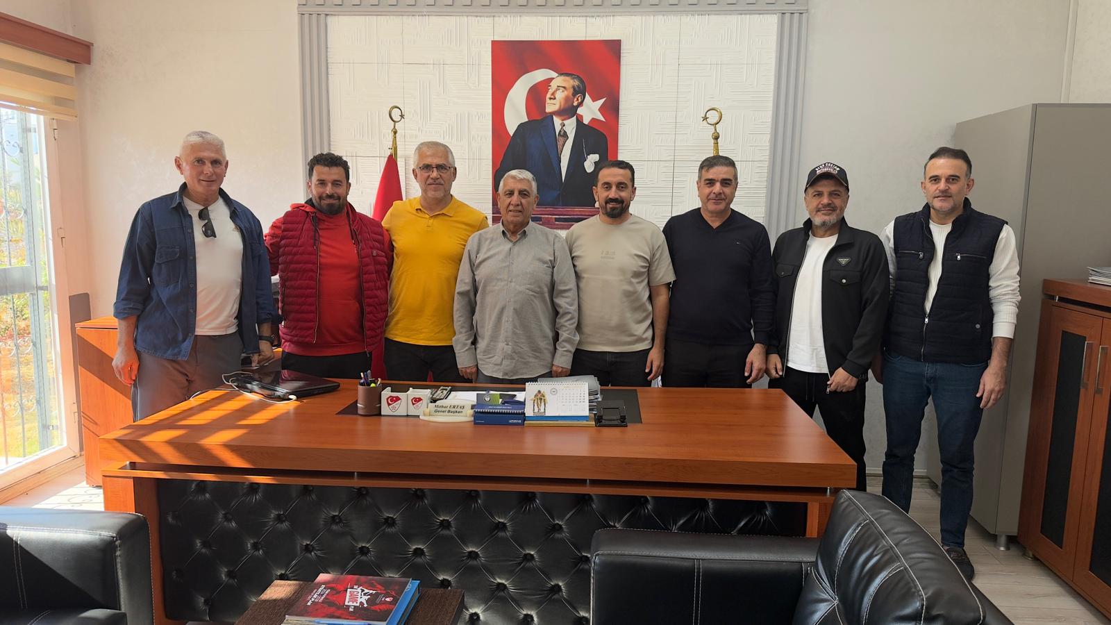 MERSİN MASTERLAR ASKF'Yİ ZİYARET ETTİ